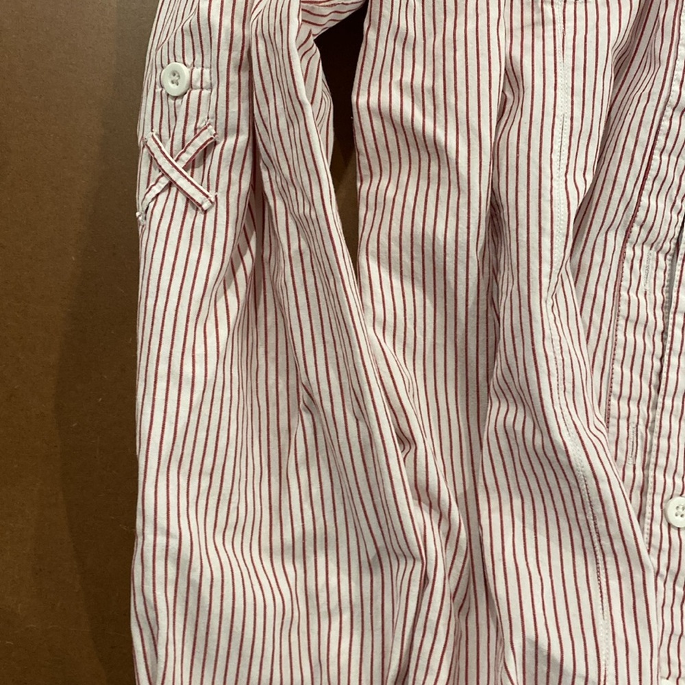 Red stripe button down - Picture 5 of 7
